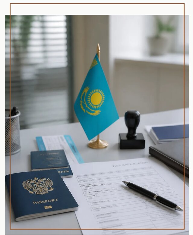 Оформление визы в Казахстан для поездки и работы в Краснокаменске