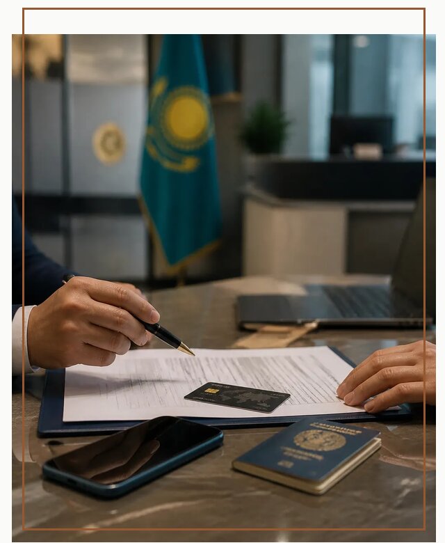 Открытие счета и банковской карты в Казахстане в Краснокаменске